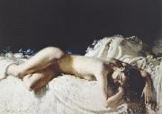 Sir William Orpen A Woman oil painting artist